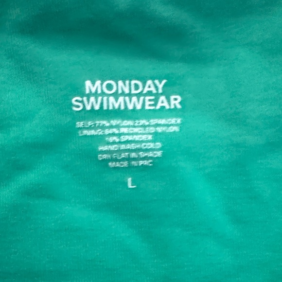 Monday Swimwear Teal Bikini Set - Picture 2 of 9